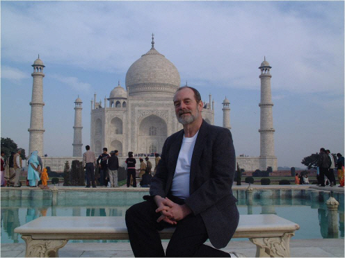 Mark Morris at the Taj Mahal Image